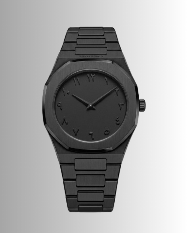 Stainless Steel Arabic Watch – Classic Arabic Numerals & Premium Design