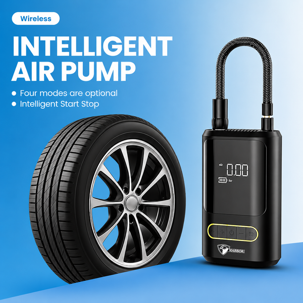 Portable Digital Air Compressor Tire Inflator – Auto Shut-Off & Digital PSI Display