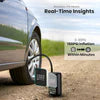 Portable Digital Air Compressor Tire Inflator with real-time digital display