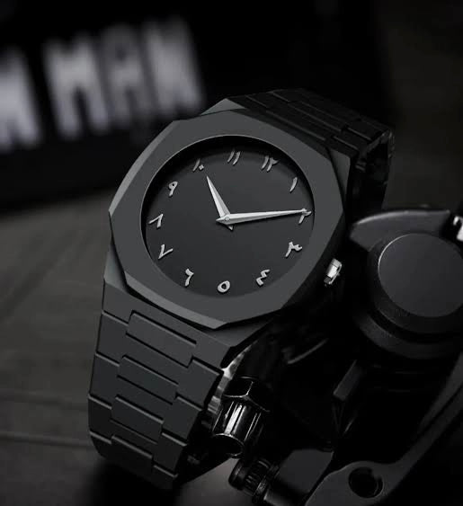 Stainless Steel Arabic Watch – Classic Arabic Numerals & Premium Design